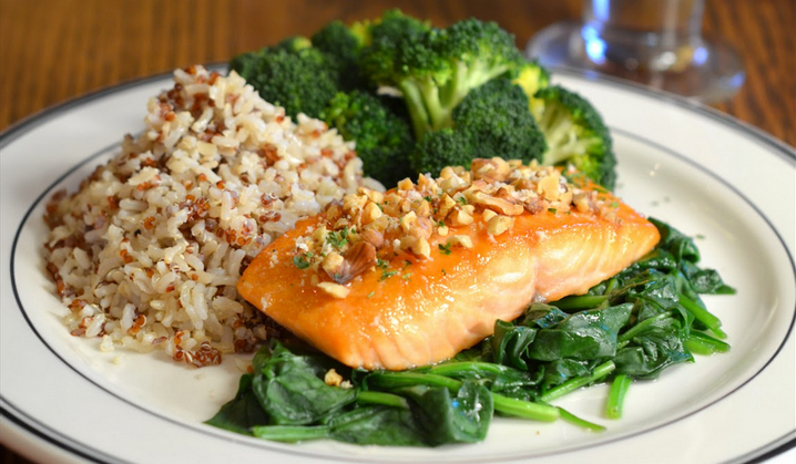 Walnut Crusted Honey Lavender Salmon