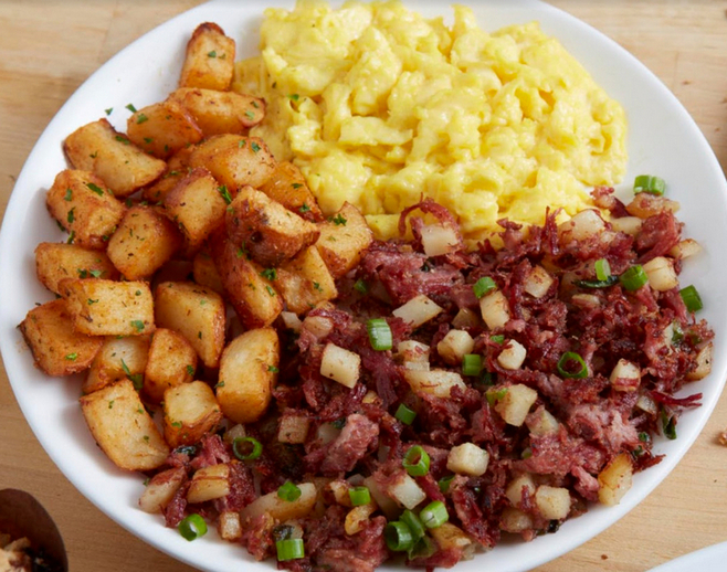 Corned Beef hash and Eggs