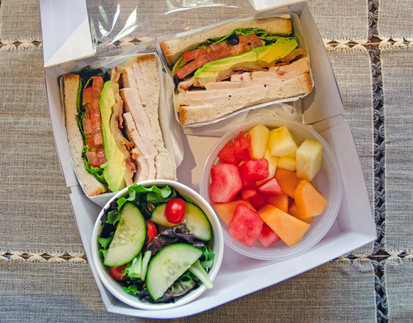 Gluten- Free Turkey and Avocado BLT Lunch Box