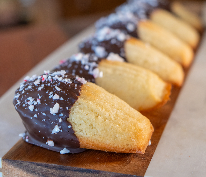 Peppermint Bark Madeleines Dozen
