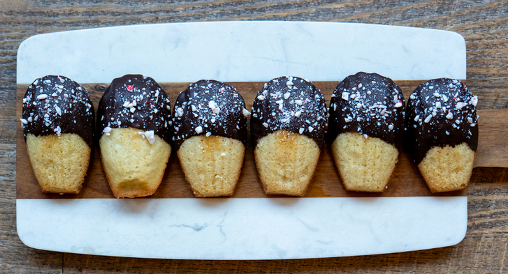 Peppermint Bark Madeleines