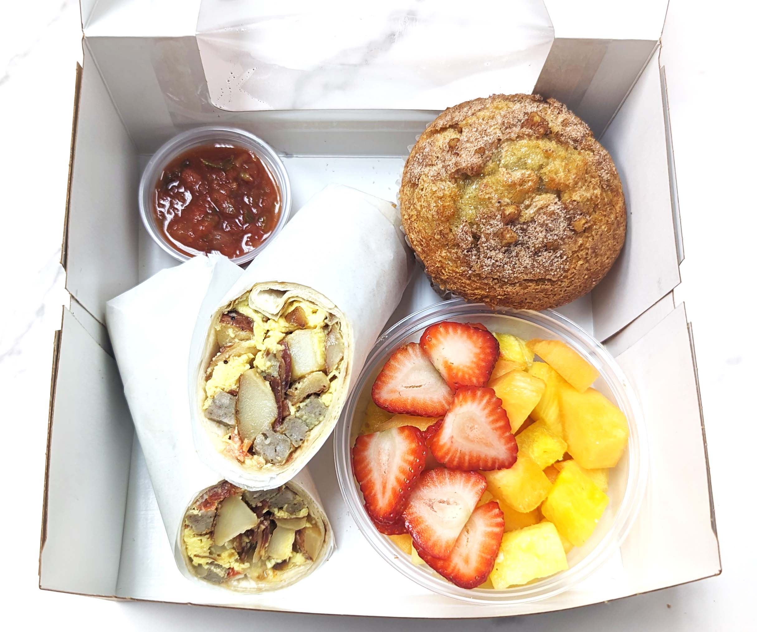 Complete Breakfast Wrap Box