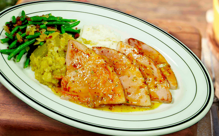 Holiday Orange Thyme Glazed Ham Dinner